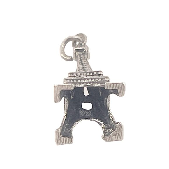 Eiffel Tower Charm Sterling Paris Travel Charm - Picture 6 of 7